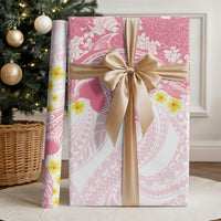 Pink Hawaii Shark Tattoo Wrapping Paper Puakenikeni Lei Plumeria Polynesian Pattern LT14 - Polynesian Pride