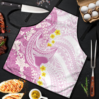 Purple Hawaii Shark Tattoo Apron Puakenikeni Lei Plumeria Polynesian Pattern LT14 Purple - Polynesian Pride