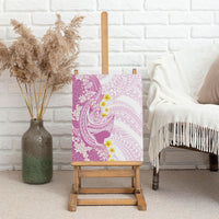 Purple Hawaii Shark Tattoo Canvas Wall Art Puakenikeni Lei Plumeria Polynesian Pattern LT14 - Polynesian Pride