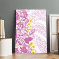 Purple Hawaii Shark Tattoo Canvas Wall Art Puakenikeni Lei Plumeria Polynesian Pattern LT14 - Polynesian Pride
