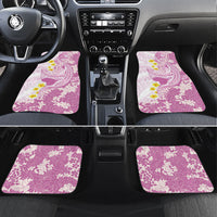 Purple Hawaii Shark Tattoo Car Mats Puakenikeni Lei Plumeria Polynesian Pattern LT14 Set 4pcs Purple - Polynesian Pride