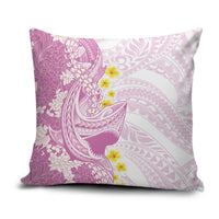 Purple Hawaii Shark Tattoo Pillow Cover Puakenikeni Lei Plumeria Polynesian Pattern LT14 Purple - Polynesian Pride