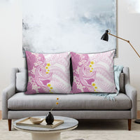 Purple Hawaii Shark Tattoo Pillow Cover Puakenikeni Lei Plumeria Polynesian Pattern LT14 - Polynesian Pride