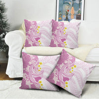 Purple Hawaii Shark Tattoo Pillow Cover Puakenikeni Lei Plumeria Polynesian Pattern LT14 - Polynesian Pride