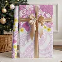 Purple Hawaii Shark Tattoo Wrapping Paper Puakenikeni Lei Plumeria Polynesian Pattern LT14 - Polynesian Pride