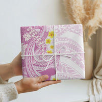 Purple Hawaii Shark Tattoo Wrapping Paper Puakenikeni Lei Plumeria Polynesian Pattern LT14 - Polynesian Pride