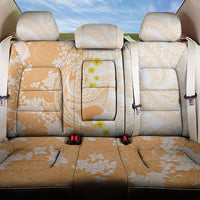 Orange Hawaii Shark Tattoo Back Car Seat Cover Puakenikeni Lei Plumeria Polynesian Pattern LT14 One Size Orange - Polynesian Pride