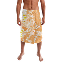 Orange Hawaii Shark Tattoo Lavalava Puakenikeni Lei Plumeria Polynesian Pattern LT14 Orange - Polynesian Pride