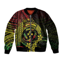 Reggae Kosrae Liberation Day Bomber Jacket September 8 Polynesian Tattoo - Polynesian Pride
