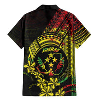 Reggae Kosrae Liberation Day Family Matching Mermaid Dress and Hawaiian Shirt September 8 Polynesian Tattoo - Polynesian Pride