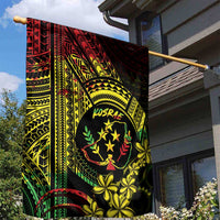 Reggae Kosrae Liberation Day Garden Flag September 8 Polynesian Tattoo - Polynesian Pride
