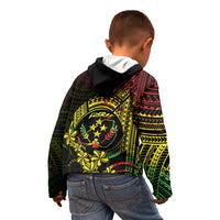 Reggae Kosrae Liberation Day Kid Hoodie September 8 Polynesian Tattoo - Polynesian Pride