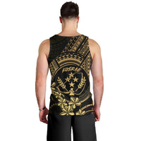 Gold Kosrae Liberation Day Men Tank Top September 8 Polynesian Tattoo - Polynesian Pride