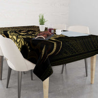 Gold Kosrae Liberation Day Tablecloth September 8 Polynesian Tattoo - Polynesian Pride