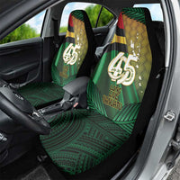 Long Live Vanuatu Independence Day Car Seat Cover 46th Anniversary Woven Pattern LT14 - Polynesian Pride