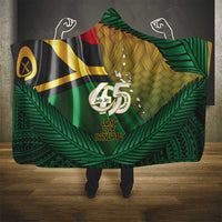 Long Live Vanuatu Independence Day Hooded Blanket 46th Anniversary Woven Pattern LT14 - Polynesian Pride