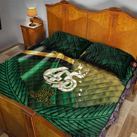 Long Live Vanuatu Independence Day Quilt Bed Set 45th Anniversary Woven Pattern - Polynesian Pride