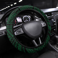 Long Live Vanuatu Independence Day Steering Wheel Cover 46th Anniversary Woven Pattern LT14 Universal Fit Reggae - Polynesian Pride