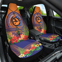PNG New Ireland Province Car Seat Cover Niu Ailan Necklace Polynesian Tattoo - Polynesian Pride