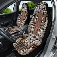 Wahaika New Zealand Car Seat Cover Maori Weapon Kowhaiwhai Fern Poutama Motifs