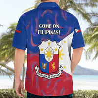 Philippines Football Hawaiian Shirt 2023 World Cup Go Filipinas Feather Flag Version LT14 - Polynesian Pride