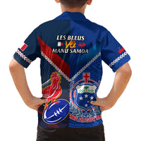 samoa-and-france-rugby-family-matching-off-shoulder-long-sleeve-dress-and-hawaiian-shirt-2023-world-cup-manu-samoa-with-les-bleus