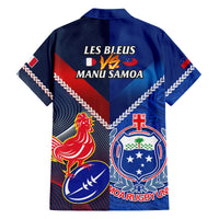 samoa-and-france-rugby-family-matching-off-shoulder-long-sleeve-dress-and-hawaiian-shirt-2023-world-cup-manu-samoa-with-les-bleus