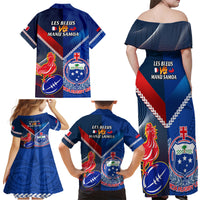 samoa-and-france-rugby-family-matching-off-shoulder-maxi-dress-and-hawaiian-shirt-2023-world-cup-manu-samoa-with-les-bleus