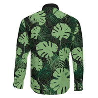 Green Hawaii Kukui Nut Lei Family Matching Off Shoulder Maxi Dress and Hawaiian Shirt Hawaiian Pattern Monstera Tropical Vibes - Polynesian Pride