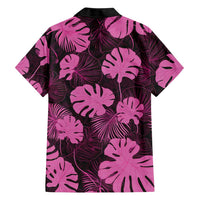 Pink Hawaii Kukui Nut Lei Family Matching Off Shoulder Maxi Dress and Hawaiian Shirt Hawaiian Pattern Monstera Tropical Vibes - Polynesian Pride