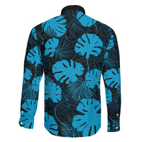 Blue Hawaii Kukui Nut Lei Family Matching Off Shoulder Short Dress and Hawaiian Shirt Hawaiian Pattern Monstera Tropical Vibes LT14 - Polynesian Pride