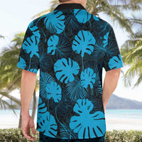 Blue Hawaii Kukui Nut Lei Hawaiian Shirt Hawaiian Pattern Monstera Tropical Vibes LT14 - Polynesian Pride