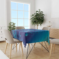 Purple Paradise Polynesia Jellyfish Tablecloth Plumeria Polynesian Tattoo Glowing Vibes LT14 - Polynesian Pride