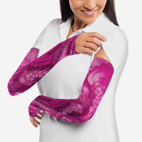 Pink Gradient Polynesia Jellyfish Arm Sleeves Plumeria Polynesian Tattoo Glowing Vibes LT14 - Polynesian Pride