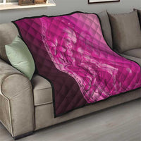 Pink Gradient Polynesia Jellyfish Quilt Plumeria Polynesian Tattoo Glowing Vibes LT14 - Polynesian Pride