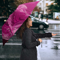 Pink Gradient Polynesia Jellyfish Umbrella Plumeria Polynesian Tattoo Glowing Vibes LT14 - Polynesian Pride