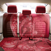 Red Gradient Polynesia Jellyfish Back Car Seat Cover Plumeria Polynesian Tattoo Glowing Vibes LT14 - Polynesian Pride