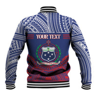 Personalised Samoa Independence Day Baseball Jacket 64th Anniversary Toa O Samoa LT14 - Polynesian Pride