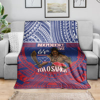 Samoa Independence Day Blanket 64th Anniversary Toa O Samoa LT14 - Polynesian Pride