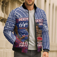 Personalised Samoa Independence Day Bomber Puffer Jacket 64th Anniversary Toa O Samoa LT14 - Polynesian Pride