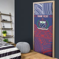 Personalised Samoa Independence Day Door Cover 64th Anniversary Toa O Samoa LT14 - Polynesian Pride