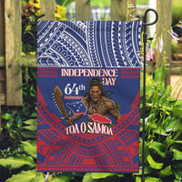 Samoa Independence Day Garden Flag 64th Anniversary Toa O Samoa LT14 Garden Flag Blue - Polynesian Pride