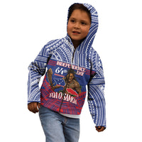 Personalised Samoa Independence Day Kid Hoodie 64th Anniversary Toa O Samoa LT14 - Polynesian Pride