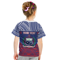 Personalised Samoa Independence Day Kid T Shirt 64th Anniversary Toa O Samoa LT14 - Polynesian Pride
