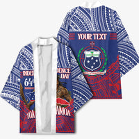 Personalised Samoa Independence Day Kimono 64th Anniversary Toa O Samoa LT14 - Polynesian Pride