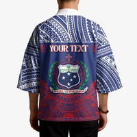 Personalised Samoa Independence Day Kimono 64th Anniversary Toa O Samoa LT14 - Polynesian Pride