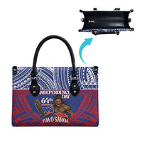 Samoa Independence Day Leather Bag 64th Anniversary Toa O Samoa LT14 - Polynesian Pride