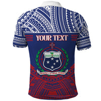 Personalised Samoa Independence Day Polo Shirt 64th Anniversary Toa O Samoa LT14 - Polynesian Pride