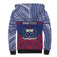 Personalised Samoa Independence Day Sherpa Hoodie 64th Anniversary Toa O Samoa LT14 - Polynesian Pride