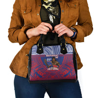 Samoa Independence Day Shoulder Handbag 64th Anniversary Toa O Samoa LT14 - Polynesian Pride